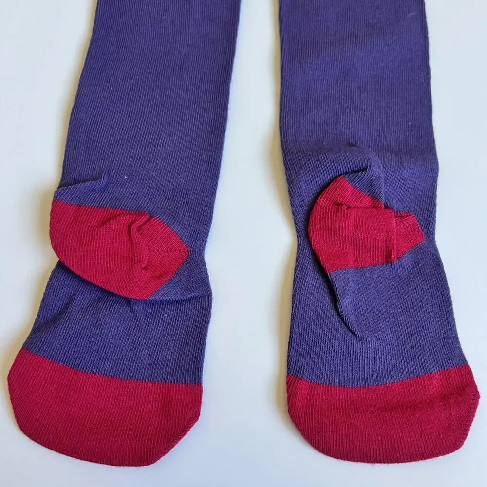 Mini Boden Purple Tights 2-3